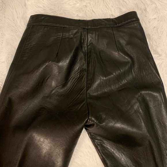 Vintage Black butter soft leather pants - Picture 2 of 6
